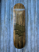 Wood grain deck